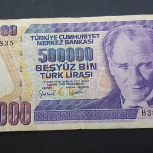 Bancnotă 500.000 Lira 1997, TURCIA, FI
