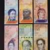 Lot 6  bancnote UNC din Venezuela: 2, 5, 10, 20, 50, 100 Bolivares