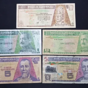 Lot 5 Bancnote Guatemala