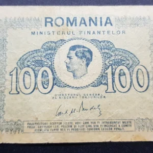 Bancnotă 100 Lei 1945, ROMÂNIA, VG