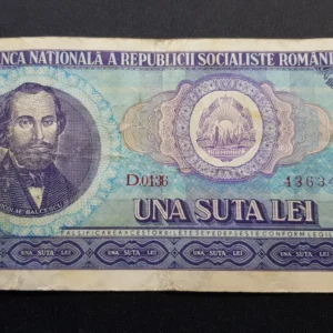 Bancnotă 100 Lei 1966, ROMÂNIA, FI