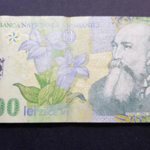 Bancnotă 10.000 Lei 2001, ROMÂNIA, VG