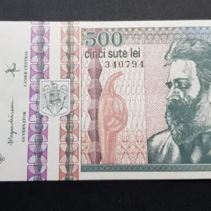 Bancnotă 500 Lei 1992, ROMÂNIA, UNC