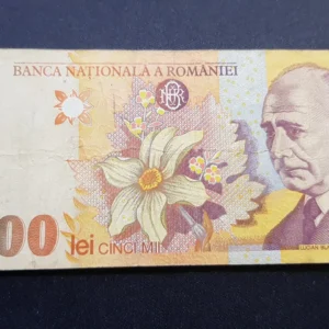 Bancnotă 5.000 Lei 1998, ROMÂNIA, VG