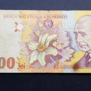 Bancnotă 5.000 Lei 1998, ROMÂNIA, VG
