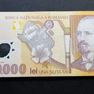 Bancnotă 100.000 Lei 2002, ROMÂNIA, VF
