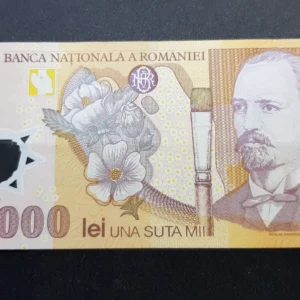 Bancnotă 100.000 Lei 2004, ROMÂNIA, VF