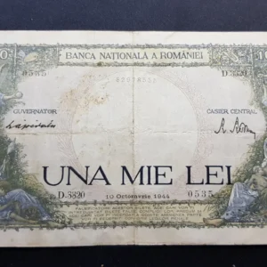 Bancnotă 1.000 Lei 1944, ROMÂNIA, G