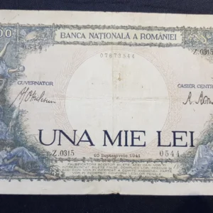 Bancnotă 1.000 Lei 1941, ROMÂNIA, FI