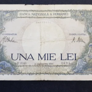 Bancnotă 1.000 Lei 1941, ROMÂNIA, VG