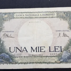 Bancnotă 1.000 Lei 1941, ROMÂNIA, VG