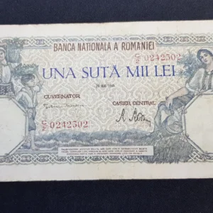 Bancnotă 100.000 Lei 1946, ROMÂNIA, FI