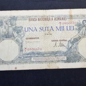 Bancnotă 100.000 Lei 1946, ROMÂNIA, VG