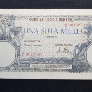 Bancnotă 100.000 Lei 1946, ROMÂNIA, VG