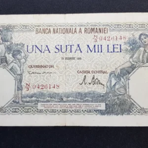 Bancnotă 100.000 Lei 1946, ROMÂNIA, VG