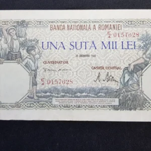 Bancnotă 100.000 Lei 1946, ROMÂNIA, FI