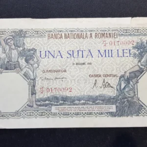 Bancnotă 100.000 Lei 1946, ROMÂNIA, VG