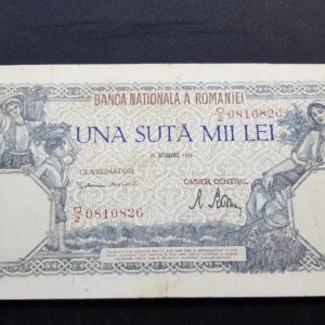 Bancnotă 100.000 Lei 1946, ROMÂNIA, VG