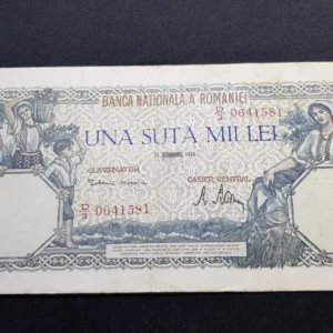 Bancnotă 100.000 Lei 1946, ROMÂNIA, FI
