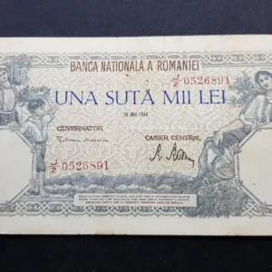 Bancnotă 100.000 Lei 1946, ROMÂNIA, FI