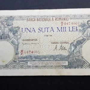 Bancnotă 100.000 Lei 1946, ROMÂNIA, VG