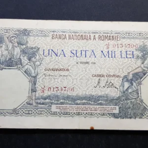 Bancnotă 100.000 Lei 1946, ROMÂNIA, FI