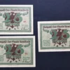 Lot 3 Notgeld Arnstadt 3 x 25 Pfennig 1921, GERMANIA, VF